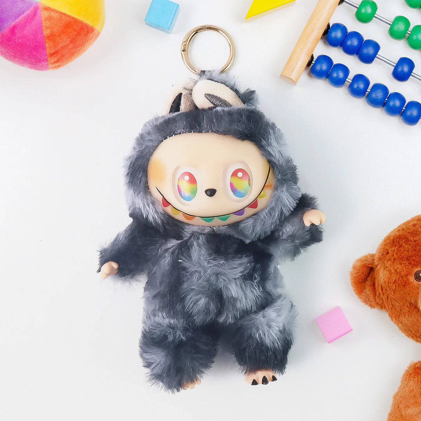 Red Labubu Toy (1 Pc)